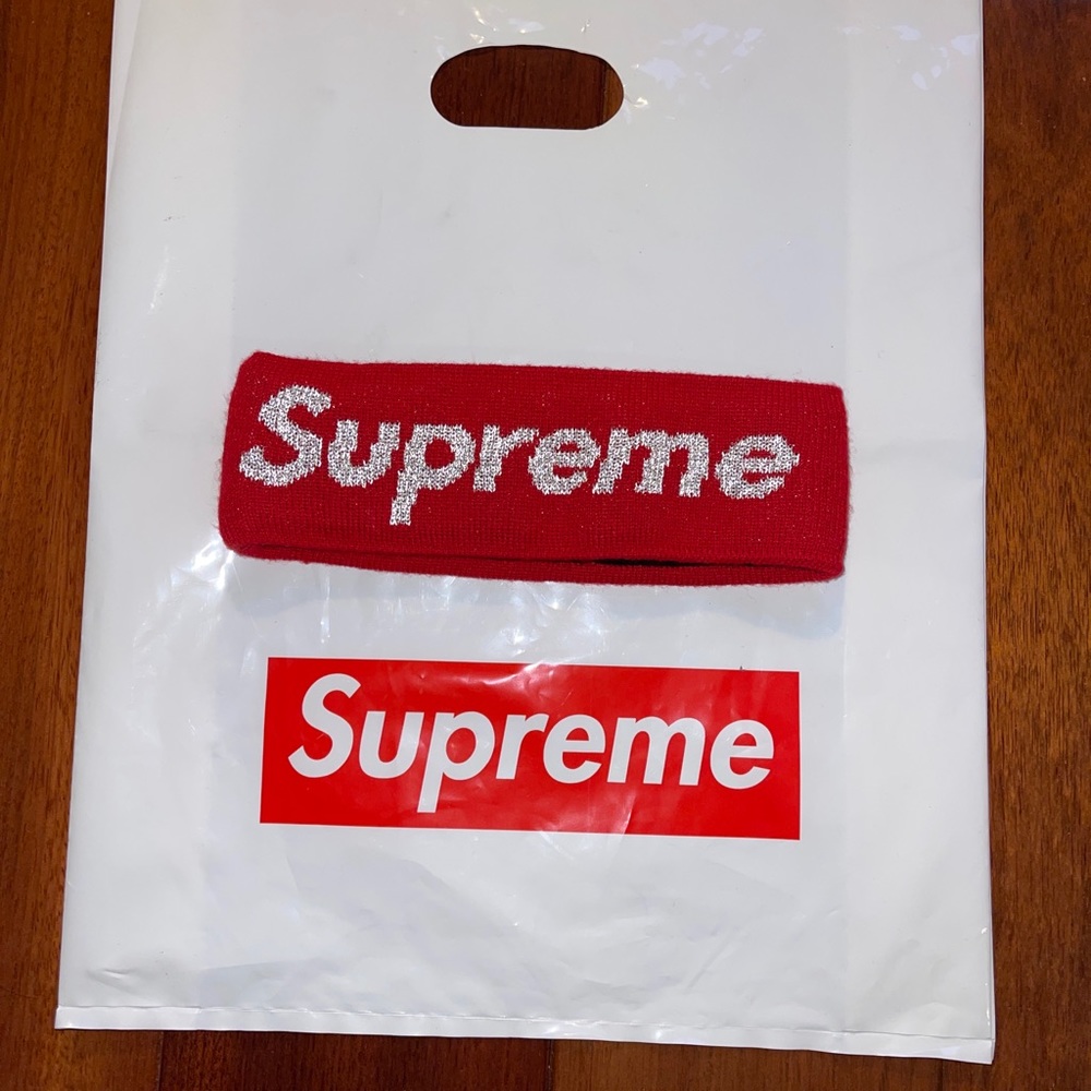 Supreme New Era Red Headband